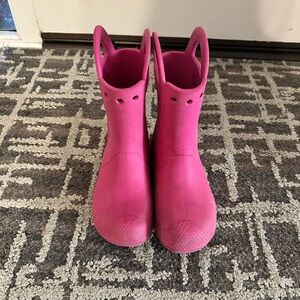 Crocs Unisex-Child Handle It Rain Boots (Big Little Kid)